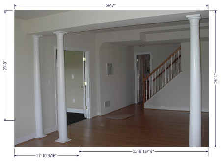 Design built addition basement kitchen or bathroom